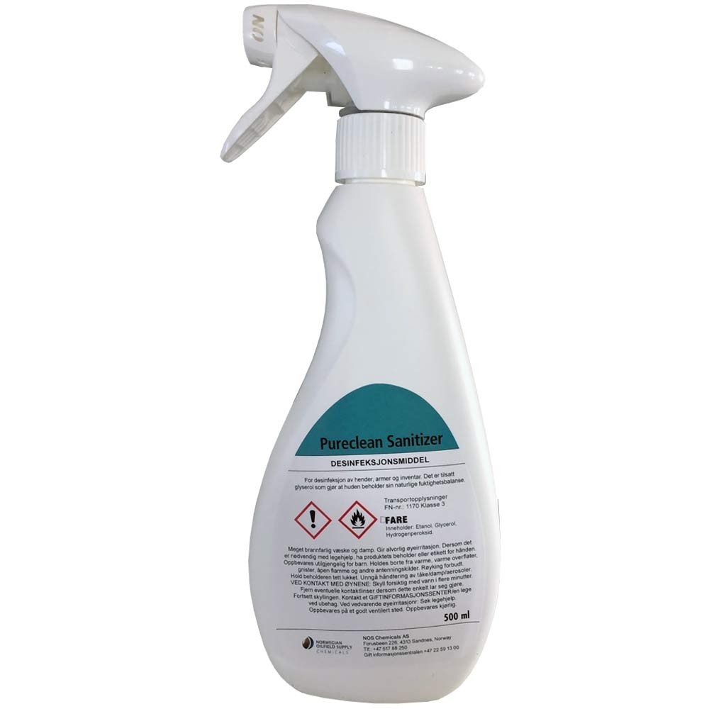 Desinfeksjon - Pure clean sanitizer