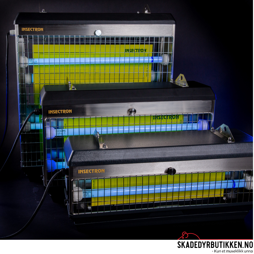 Elektrisk insektfanger - Insectron - Limplater - Veggmontert - LED