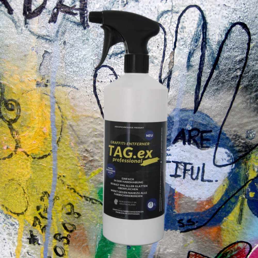 Graffitifjerner / Taggefjerner - 1 liter spray - Klar til bruk - TAG.ex