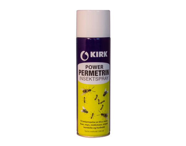 Permetrin POWER Insektspray - Kirk - 500 ml