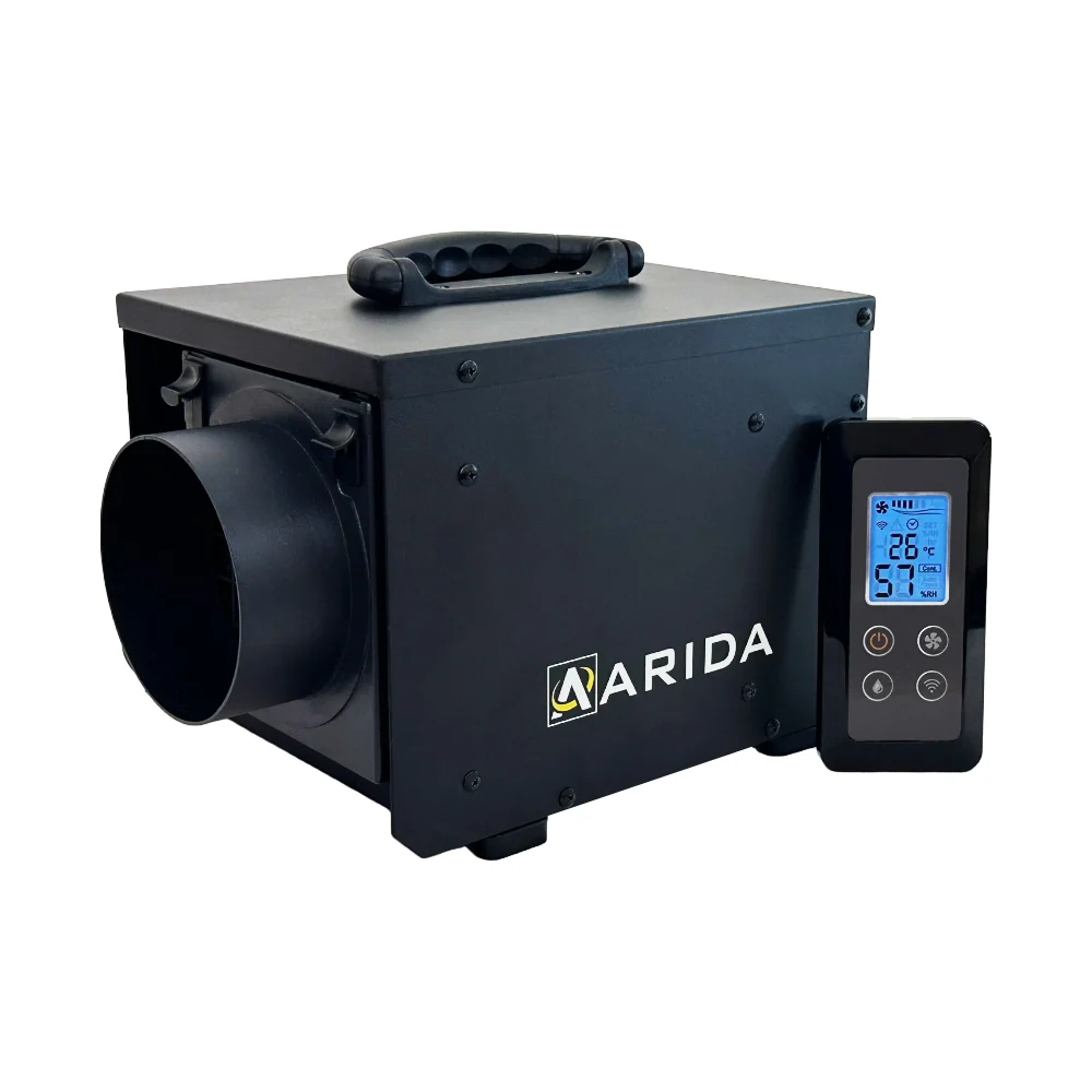 Luftavfukter - Arida Pro S13 WiFi avfukter med HEPA-filter for kjeller